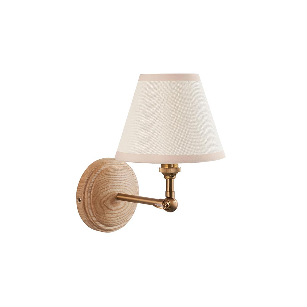 Wood Wing & Ivy 16cm Wall