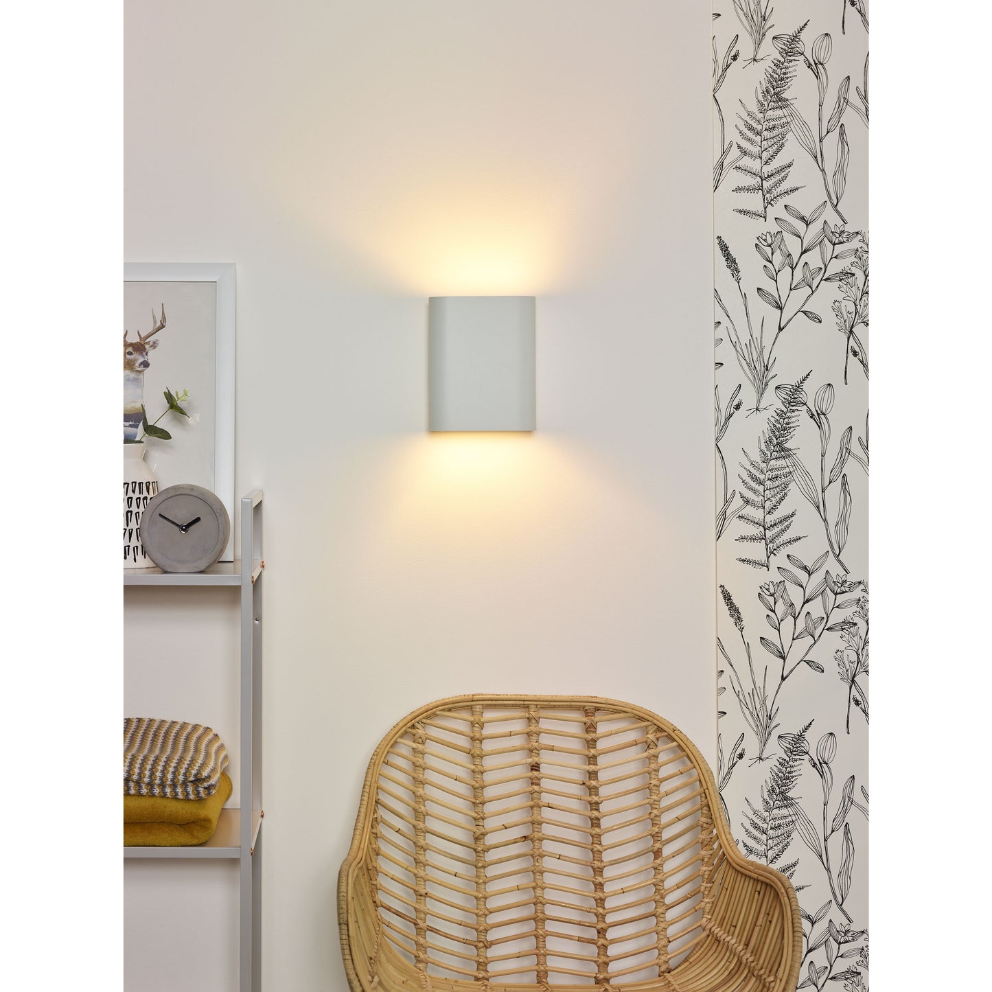 Lucide OVALIS - Wall light - 2xE14 - White