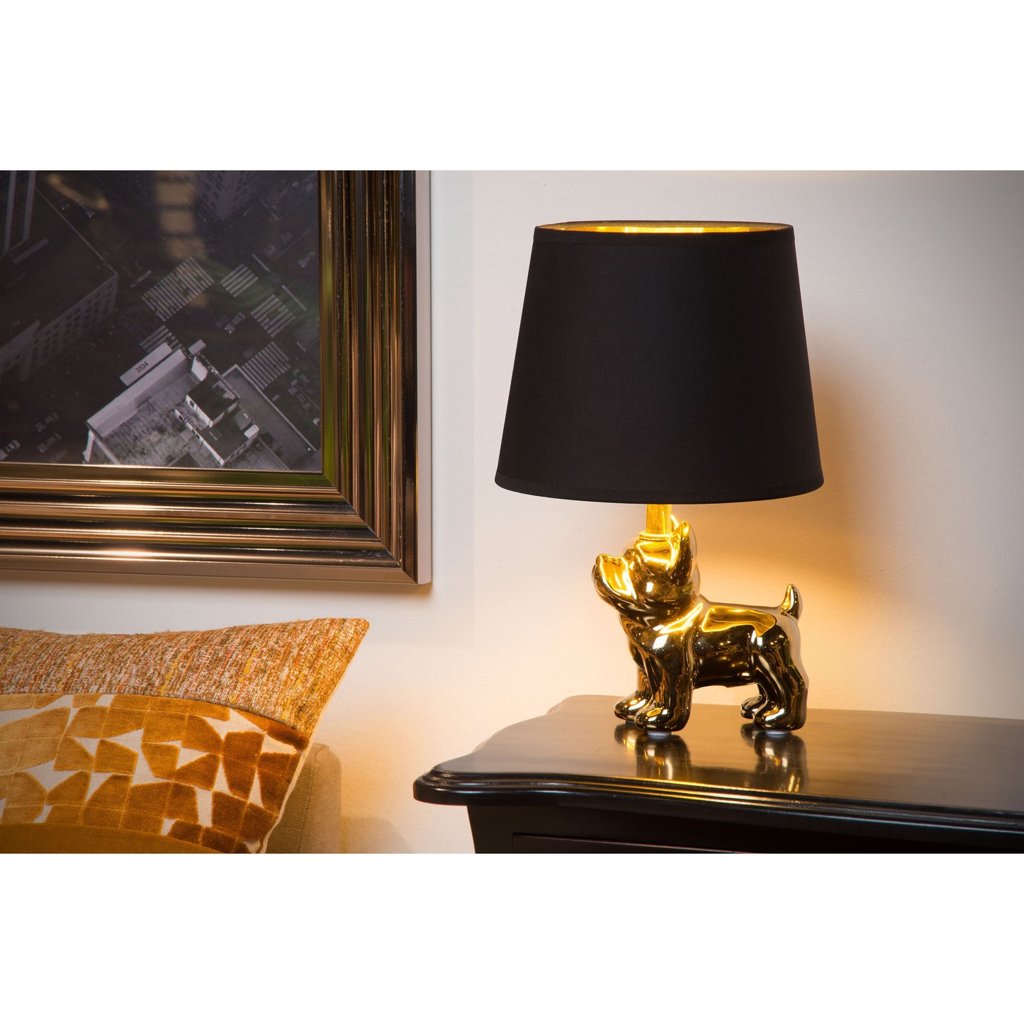 Lucide EXTRAVAGANZA SIR WINSTON - Table lamp - 1xE14 - Gold