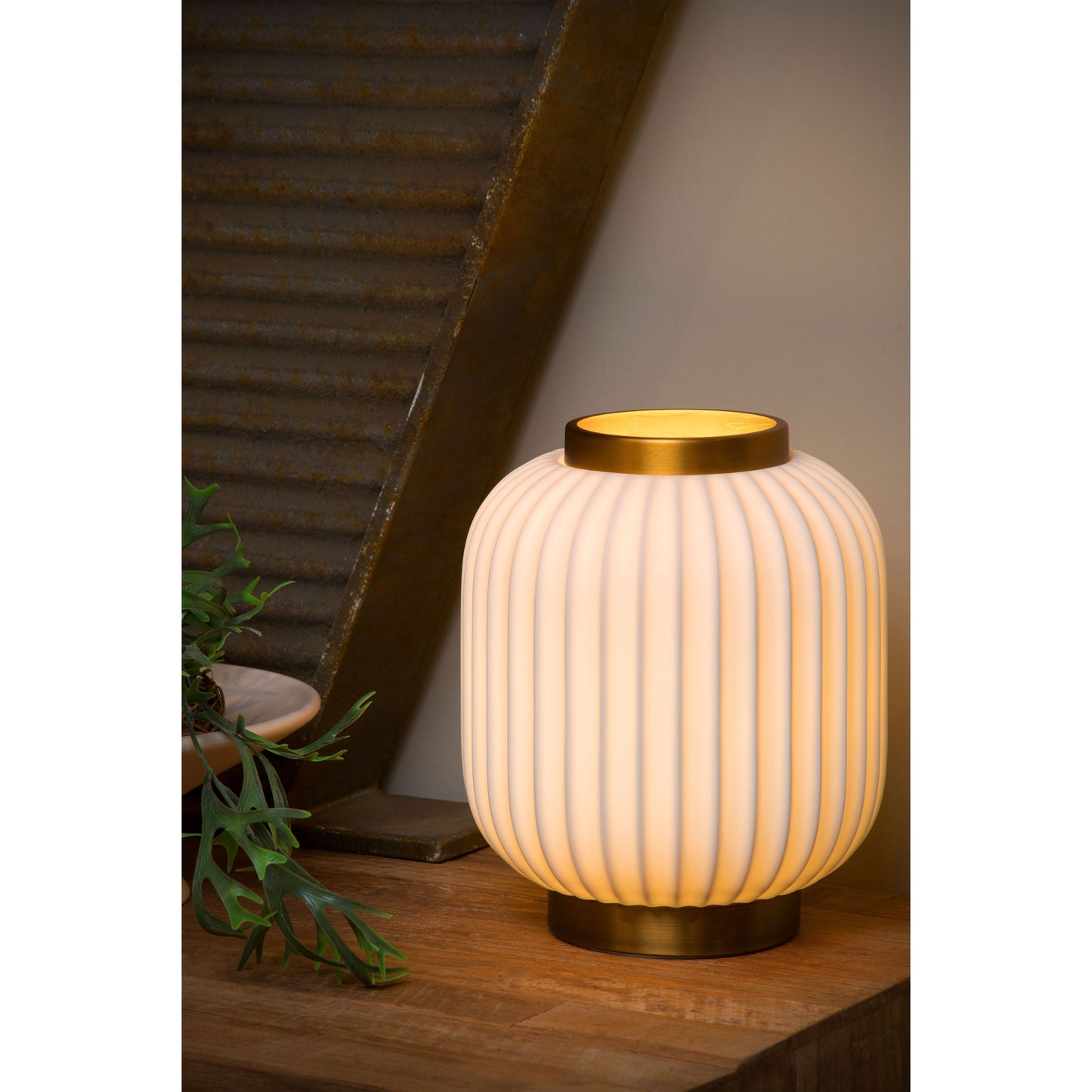 Lucide GOSSE - Table lamp - Ø 19,5 cm - 1xE14 - White