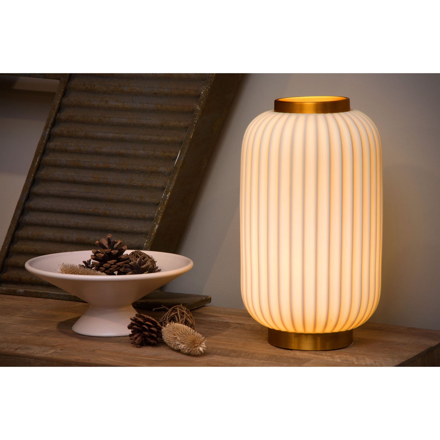 Lucide GOSSE - Table lamp - Ø 19,7 cm - 1xE14 - White