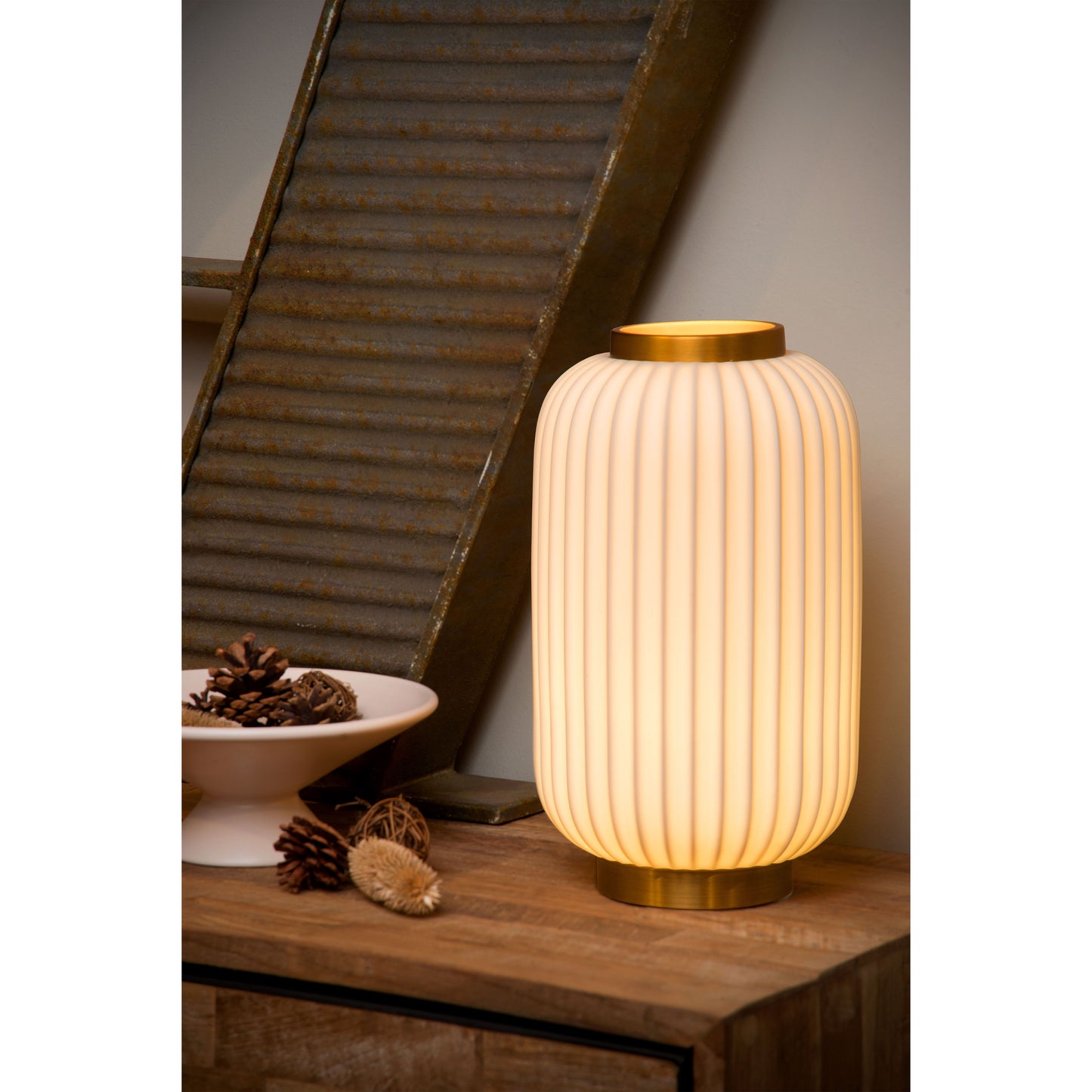 Lucide GOSSE - Table lamp - Ø 19,7 cm - 1xE14 - White