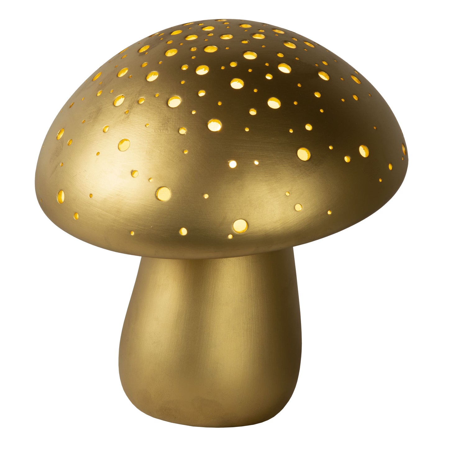 Lucide FUNGO - Table lamp - 1xE14 - Matt Gold / Brass