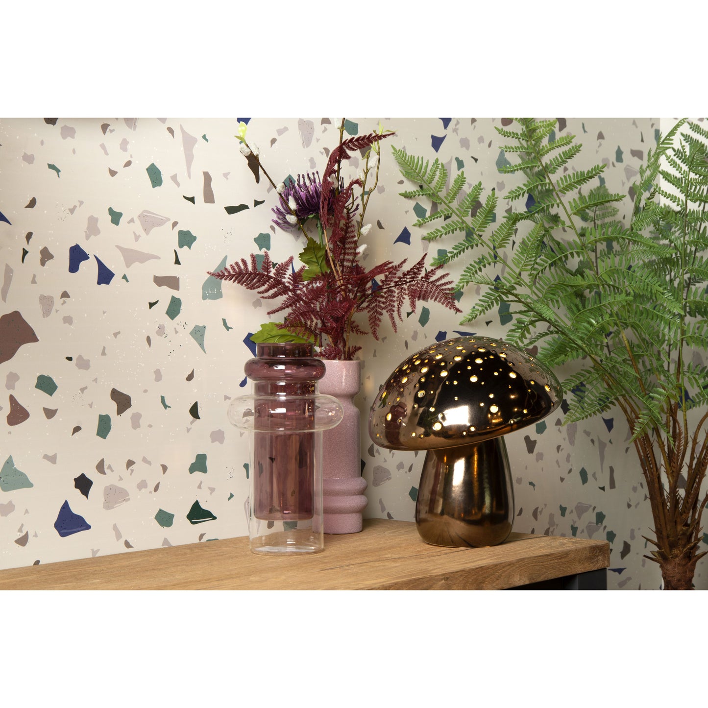 Lucide FUNGO - Table lamp - 1xE14 - Gun Metal