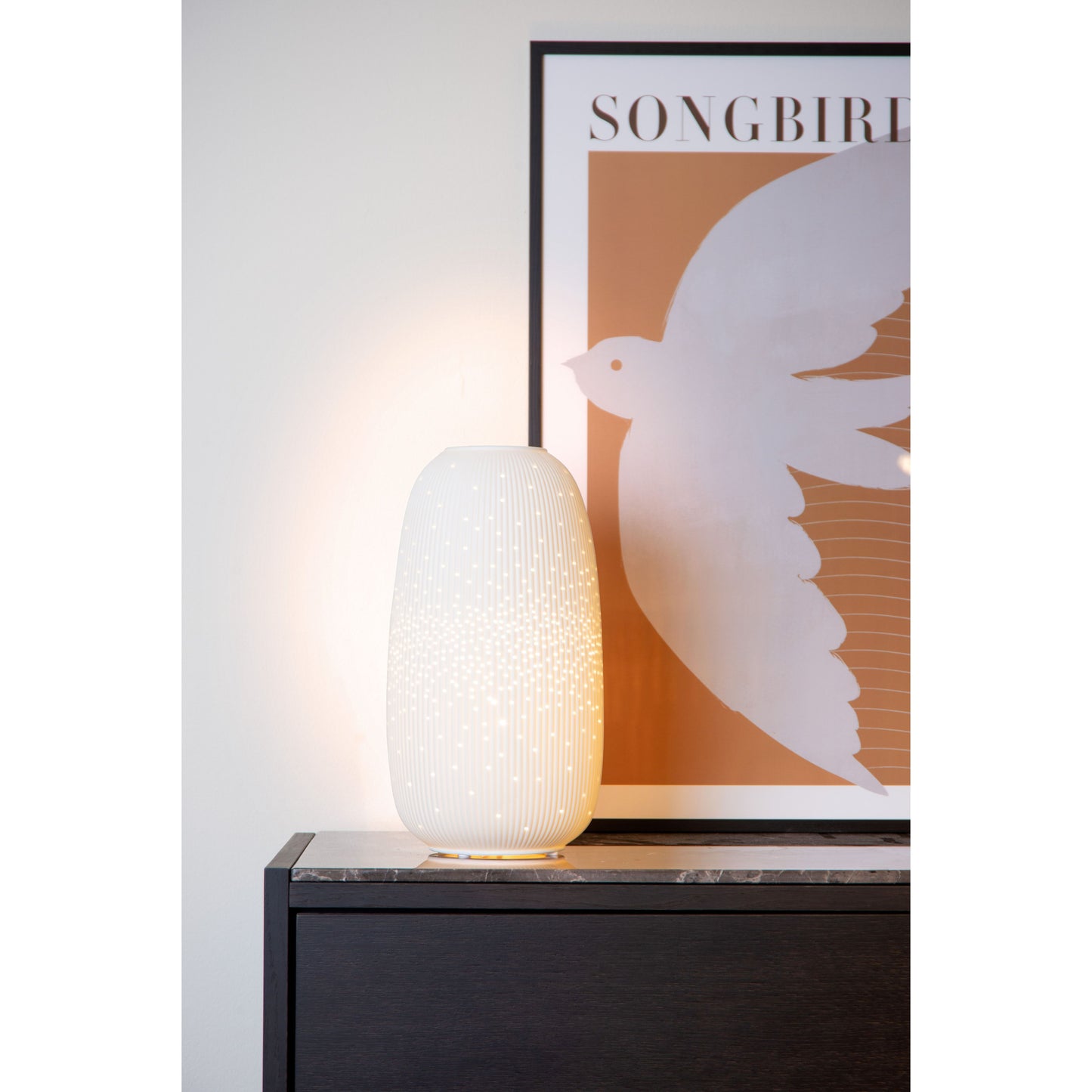 Lucide FLORES - Table lamp - Ø 17,5 cm - 1xE14 - White