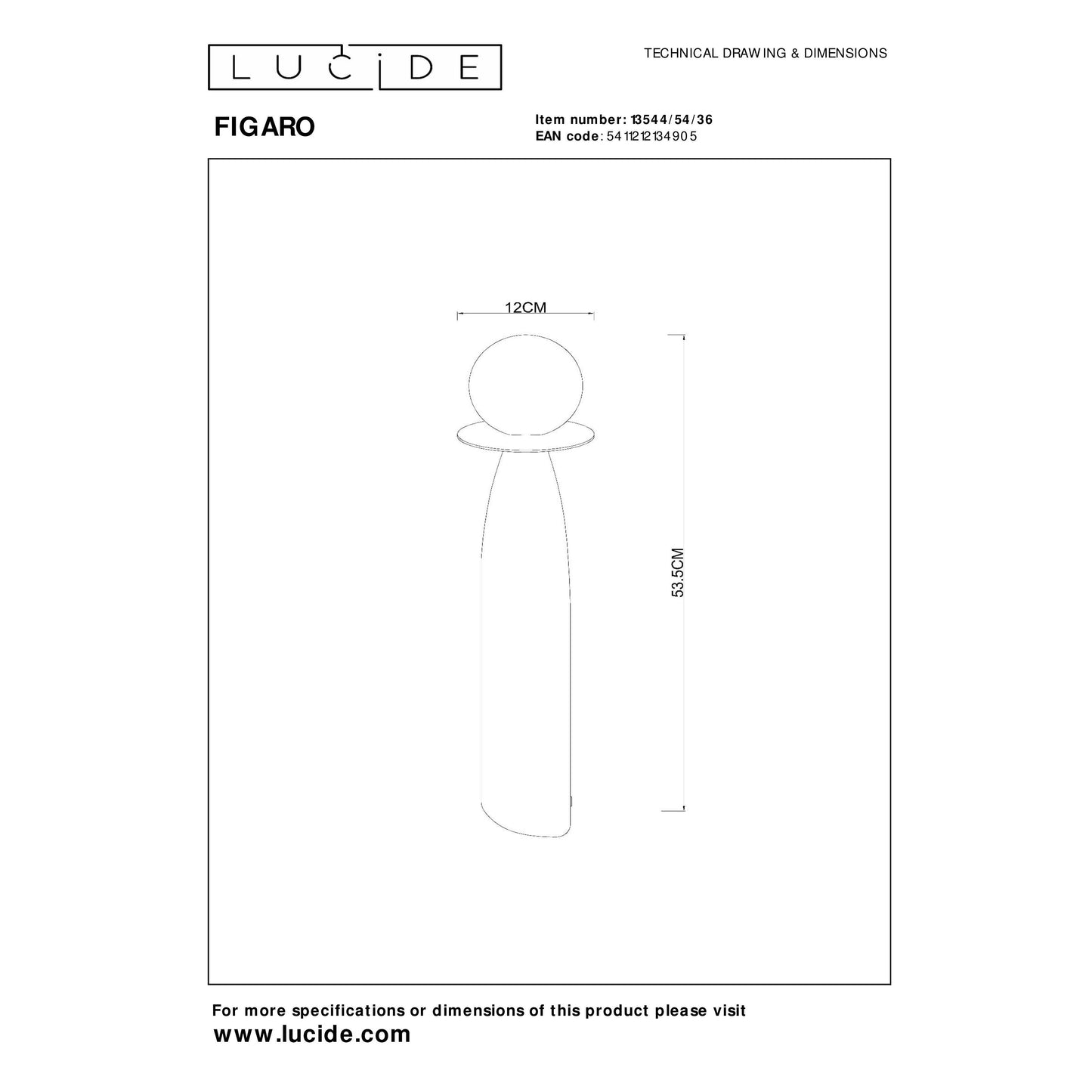 Lucide FIGARO - Table lamp - Ø 12 cm - 1xG9 - Grey