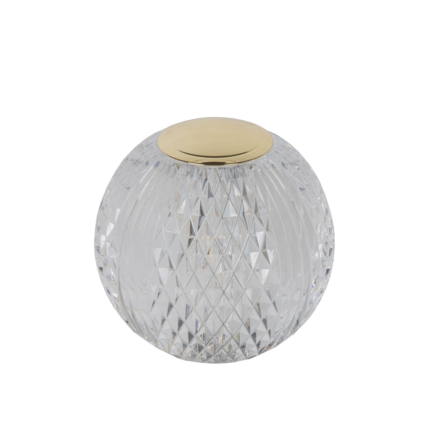 Lucide CINTRA - Rechargeable Table lamp - Battery pack/batteries - Ø 11 cm - LED Dim. - 1x2W 2700K - 3 StepDim - Transparant