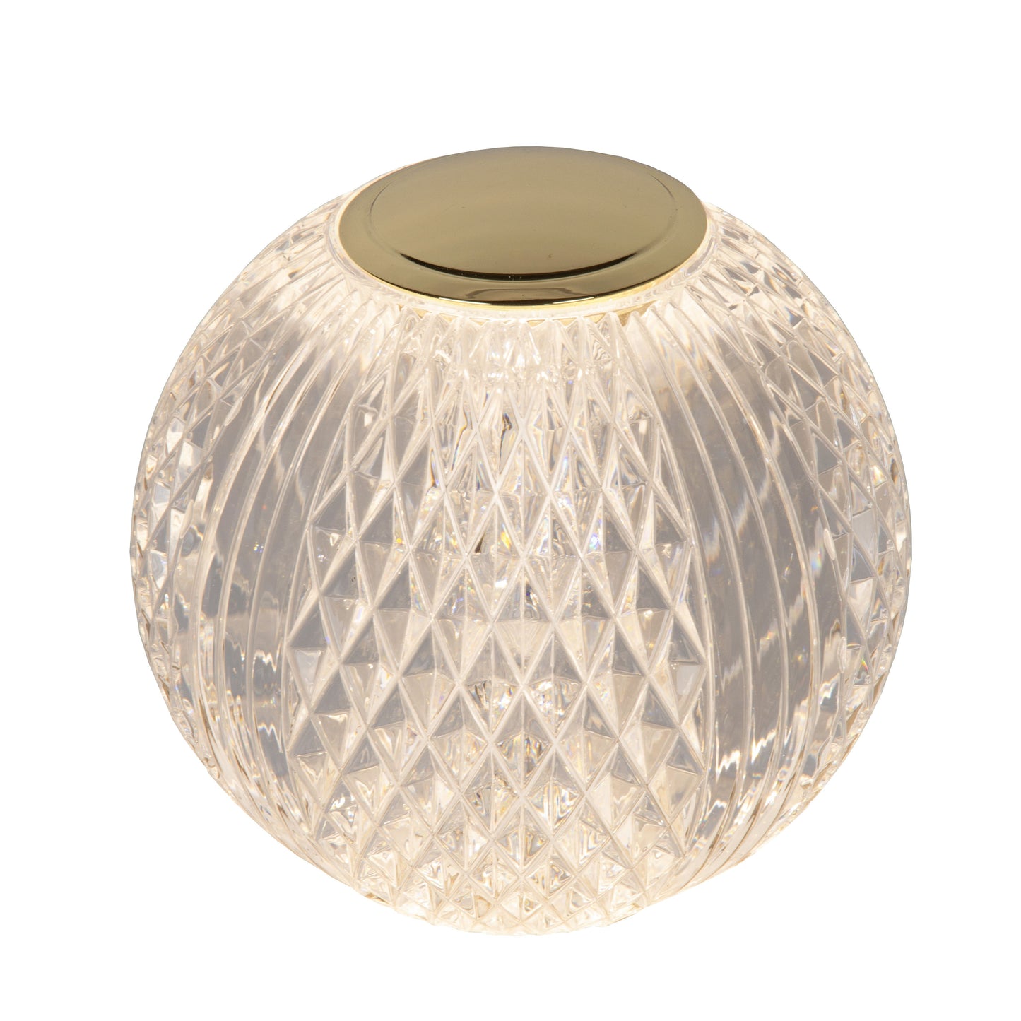 Lucide CINTRA - Rechargeable Table lamp - Battery pack/batteries - Ø 9 cm - LED Dim. - 1x1,5W 3000K - 3 StepDim - Transparant