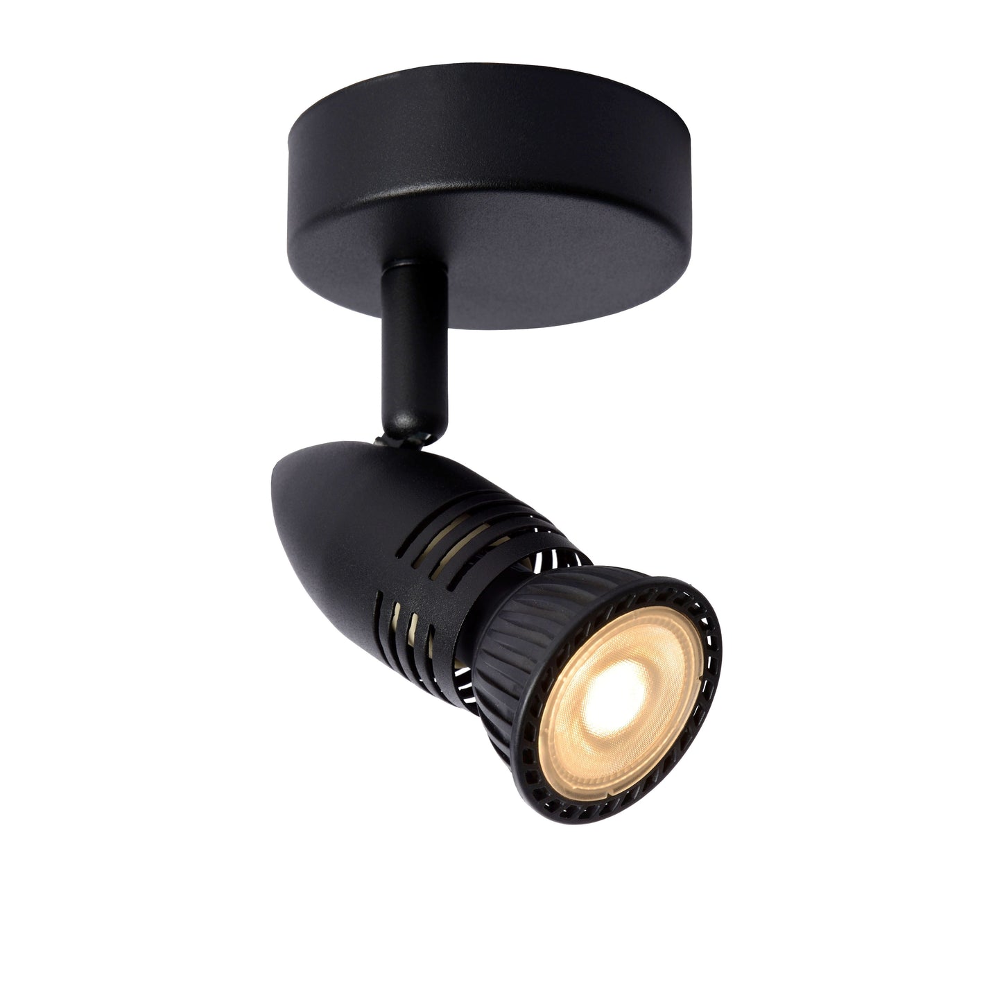 Lucide CARO - Ceiling spotlight - Ø 9 cm - 1xGU10 - Black