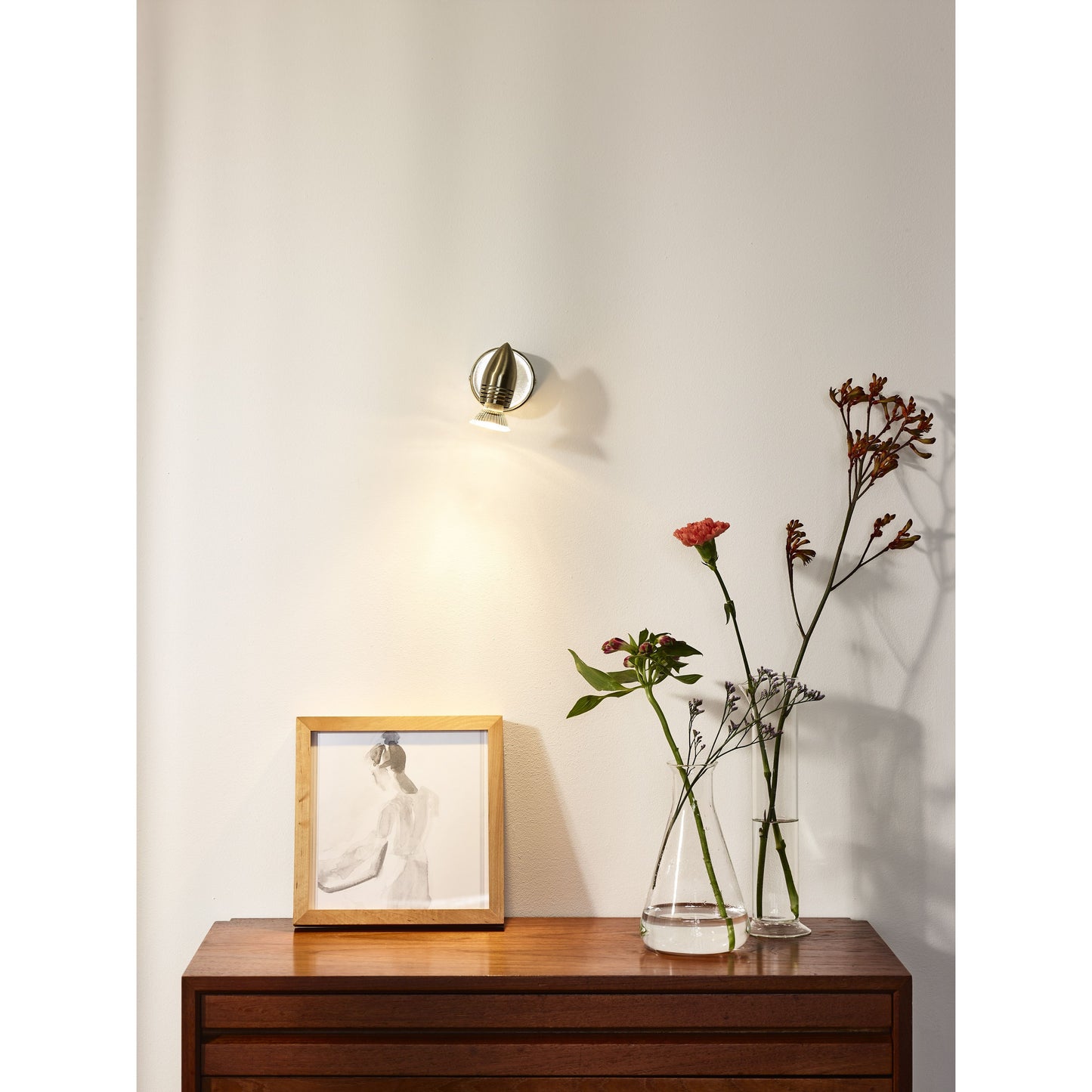 Lucide CARO-LED - Ceiling spotlight - Ø 9 cm - LED - GU10 - 1x5W 2700K - Satin Chrome