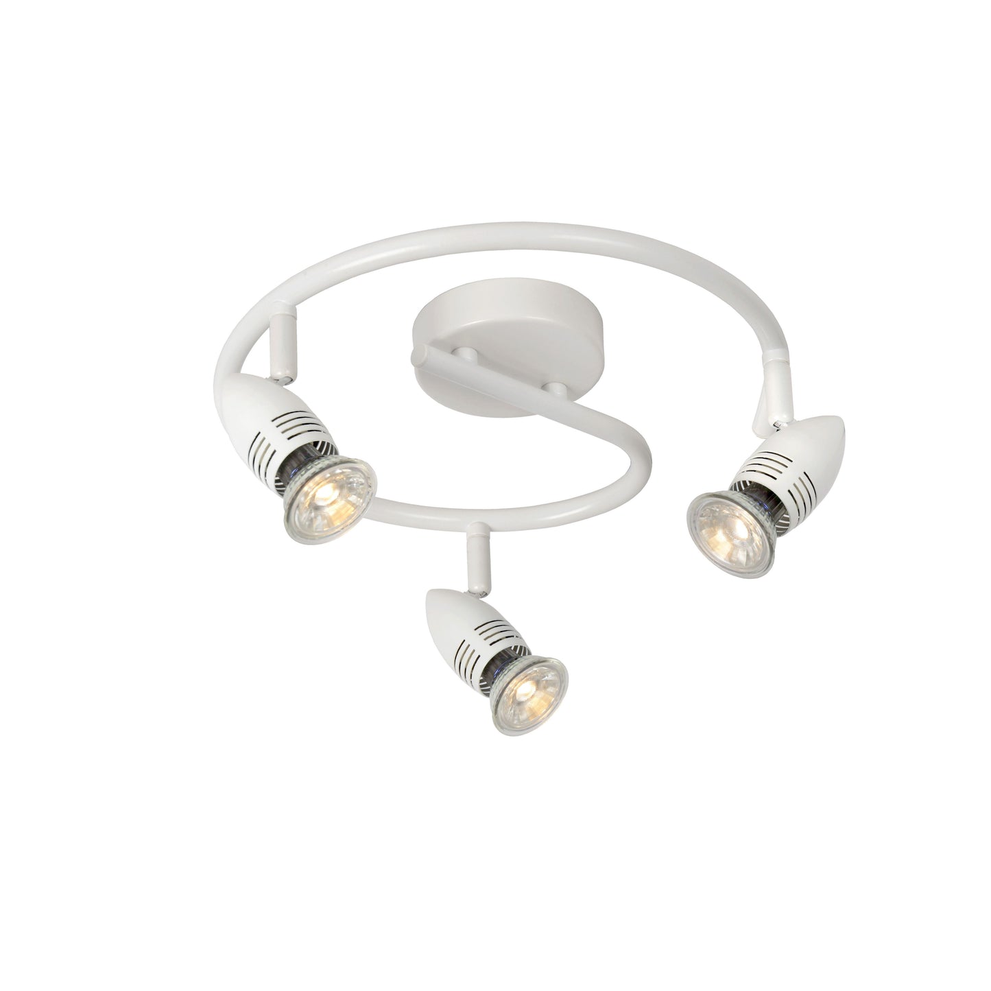 Lucide CARO-LED - Ceiling spotlight - Ø 31 cm - LED - GU10 - 3x5W 2700K - White
