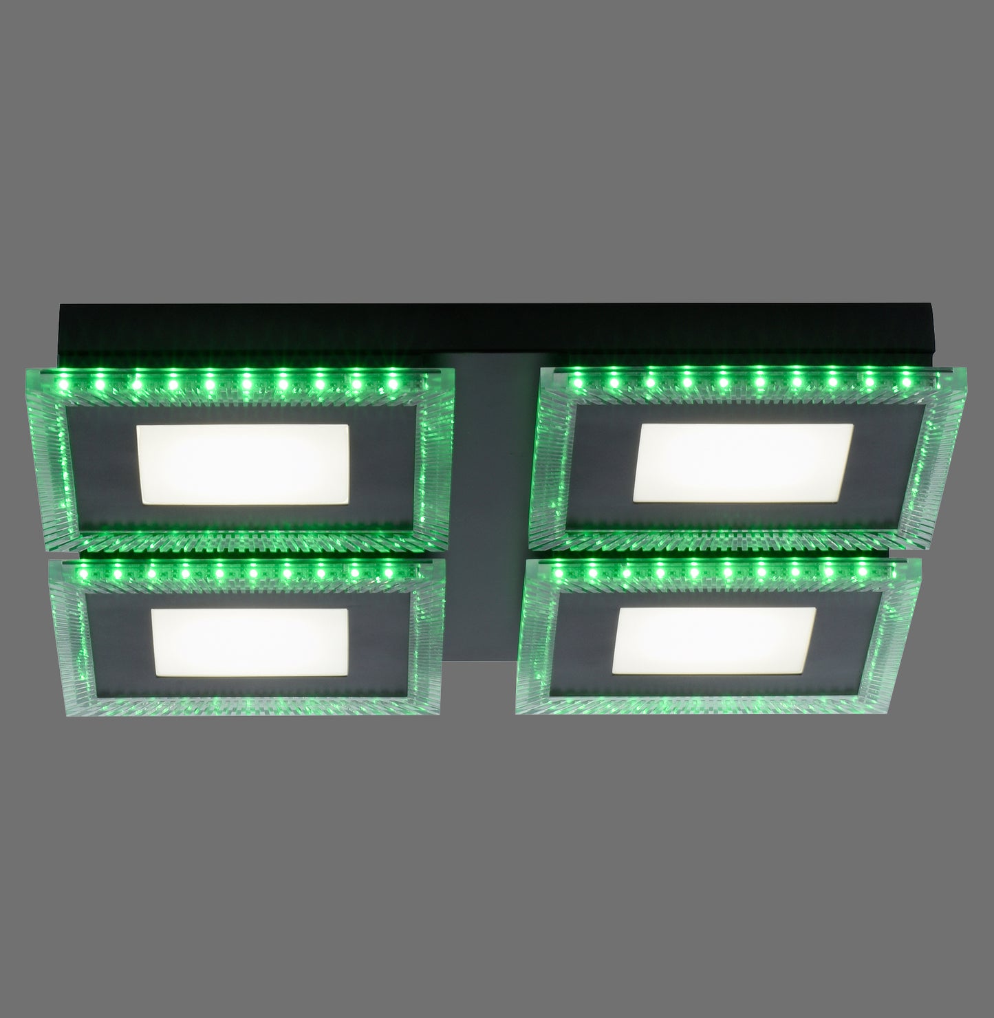 Acri - Ceiling Light - Black - By Just Light - (14511-18)