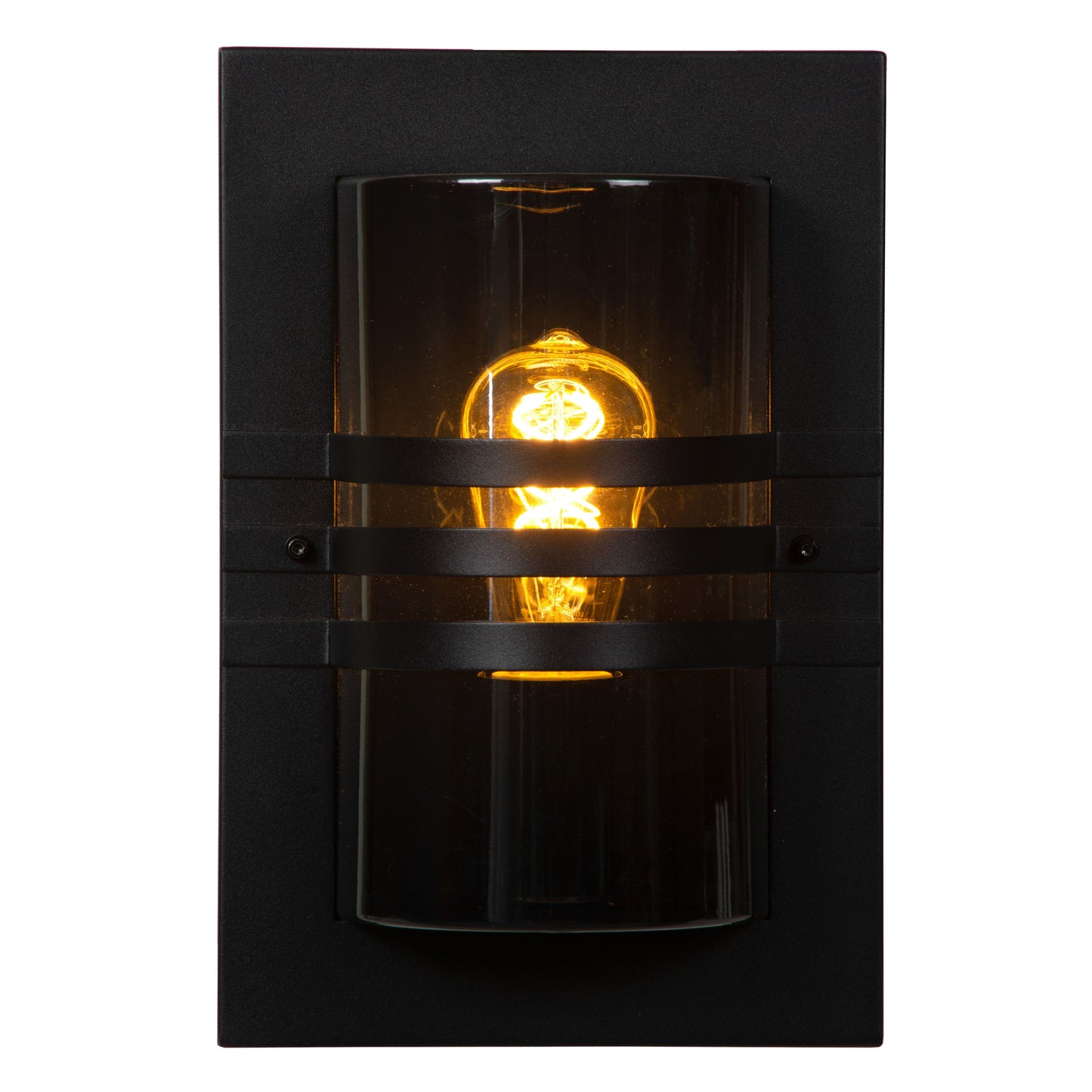Lucide PRIVAS - Wall light Indoor/Outdoor - 1xE27 - IP44 - Black