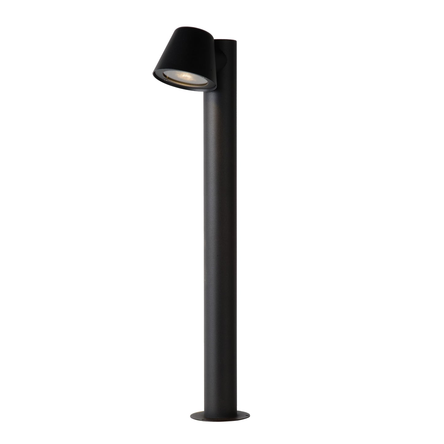 Lucide DINGO-LED - Bollard light - LED Dim. - GU10 - 1x5W 3000K - IP44 - Anthracite