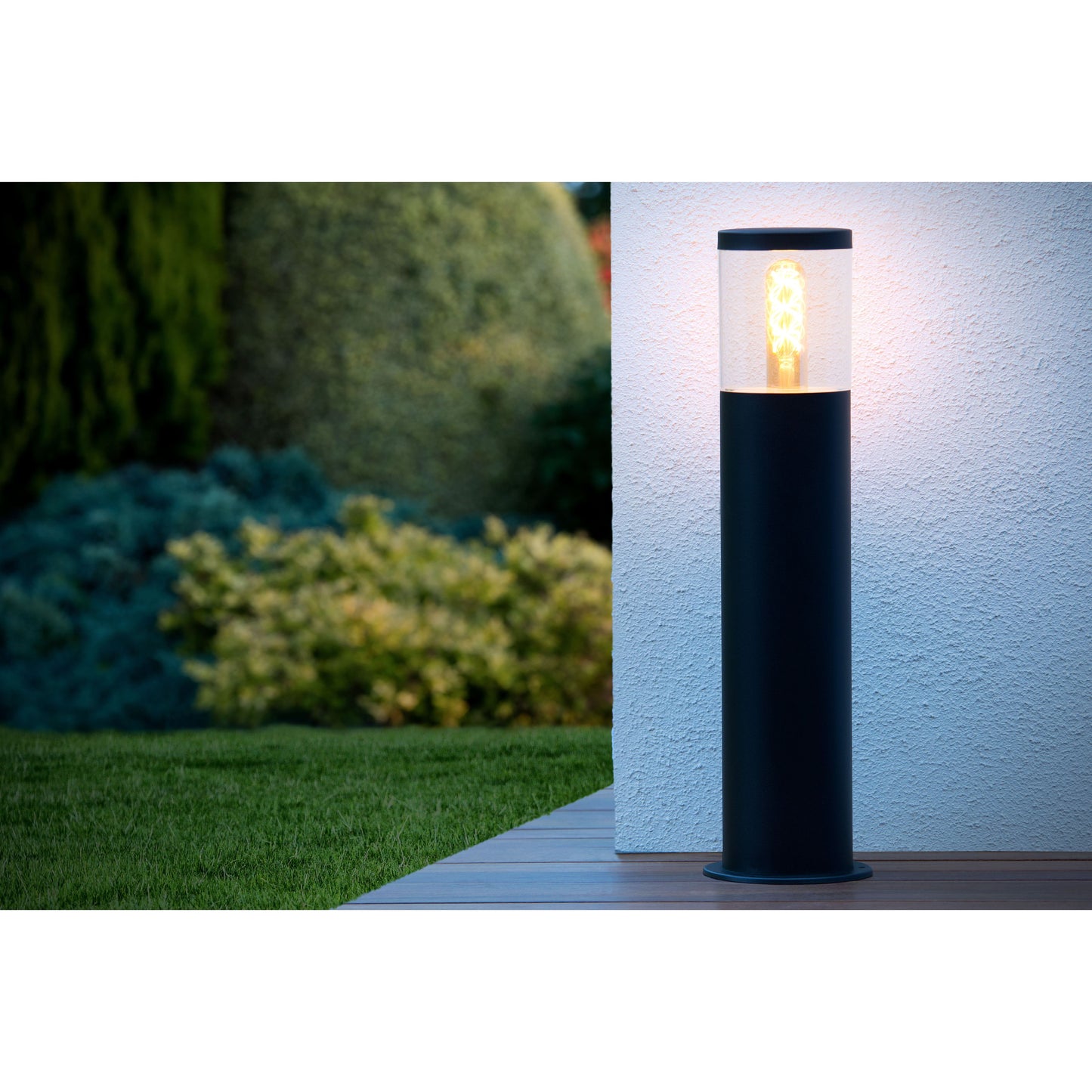 Lucide FEDOR - Bollard light - 1x E27 - IP44 - Black