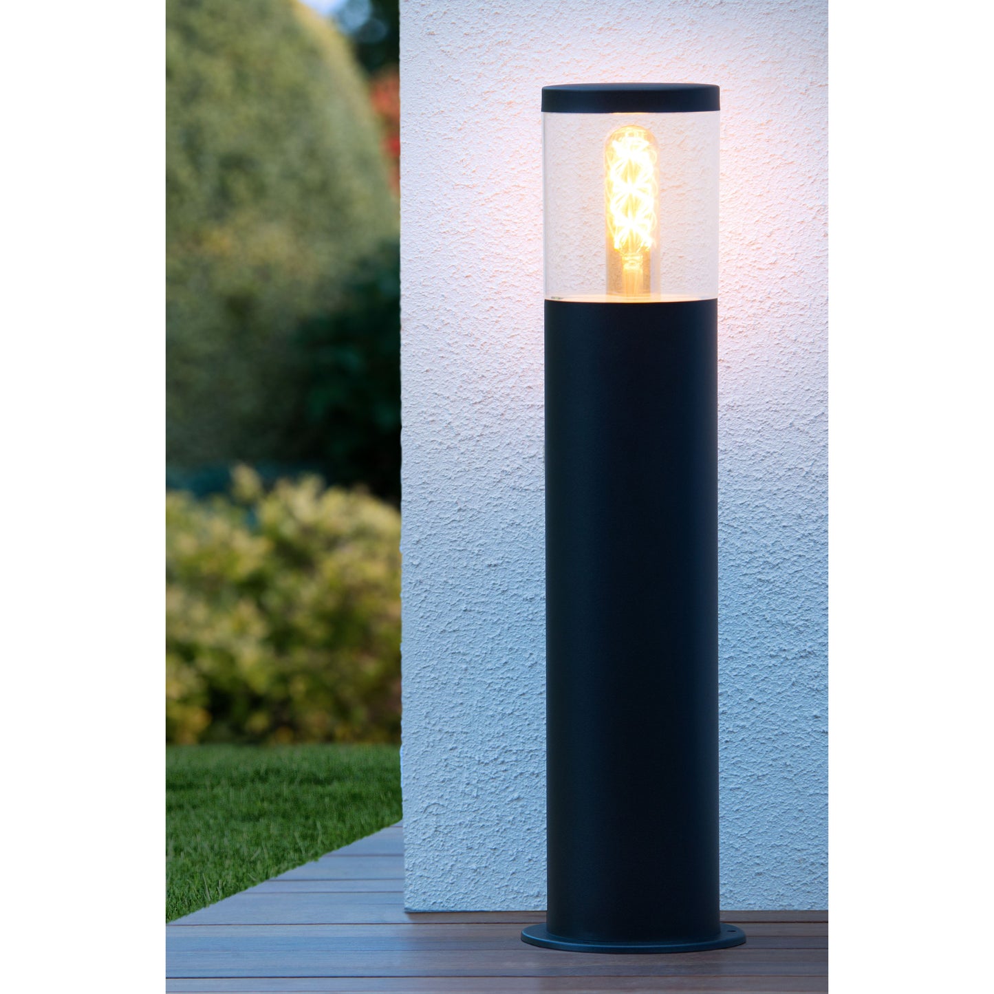 Lucide FEDOR - Bollard light - 1x E27 - IP44 - Black