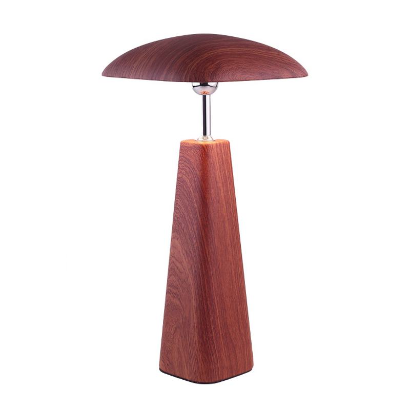 Glowline Rechargeable Table Lamp – Tall – Wood
