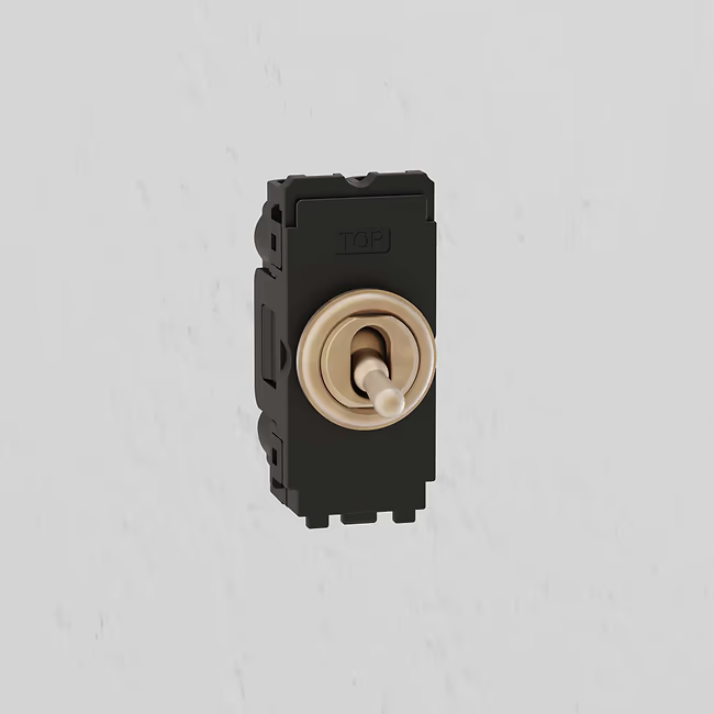Corston Intermediate Toggle Switch Antique Brass