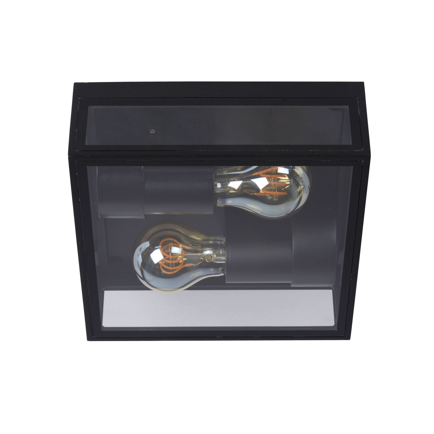 Lucide DUKAN - Flush ceiling light Indoor/Outdoor - 2xE27 - IP65 - Black