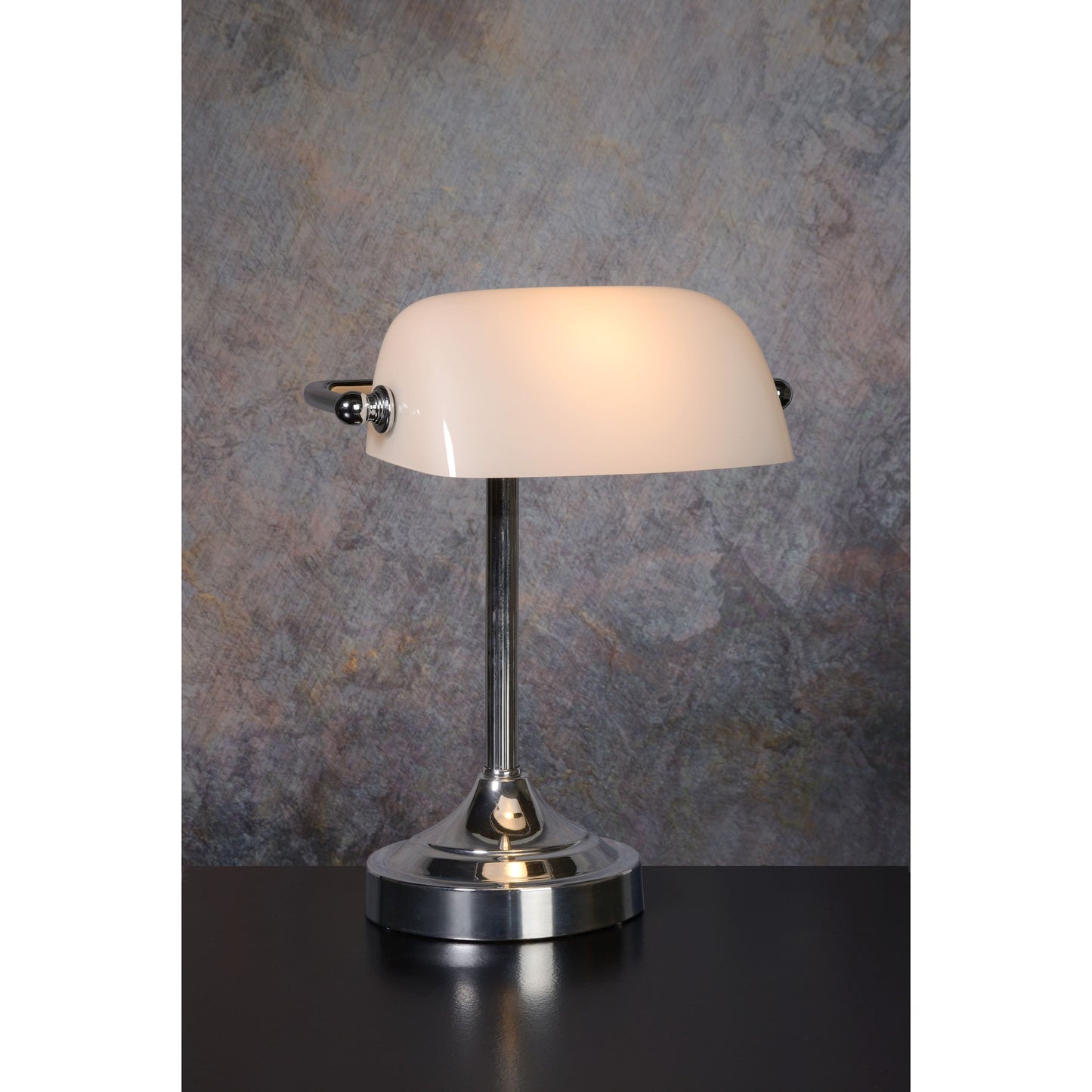 Lucide BANKER - Desk lamp - 1xE14 - Chrome