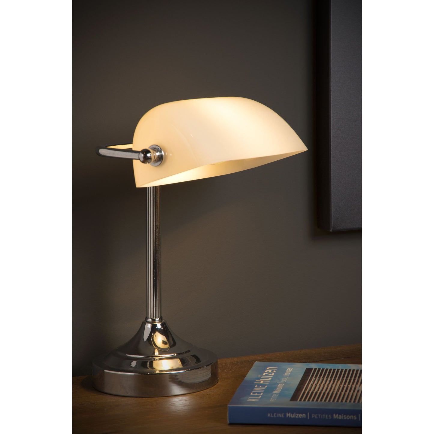 Lucide BANKER - Desk lamp - 1xE14 - Chrome
