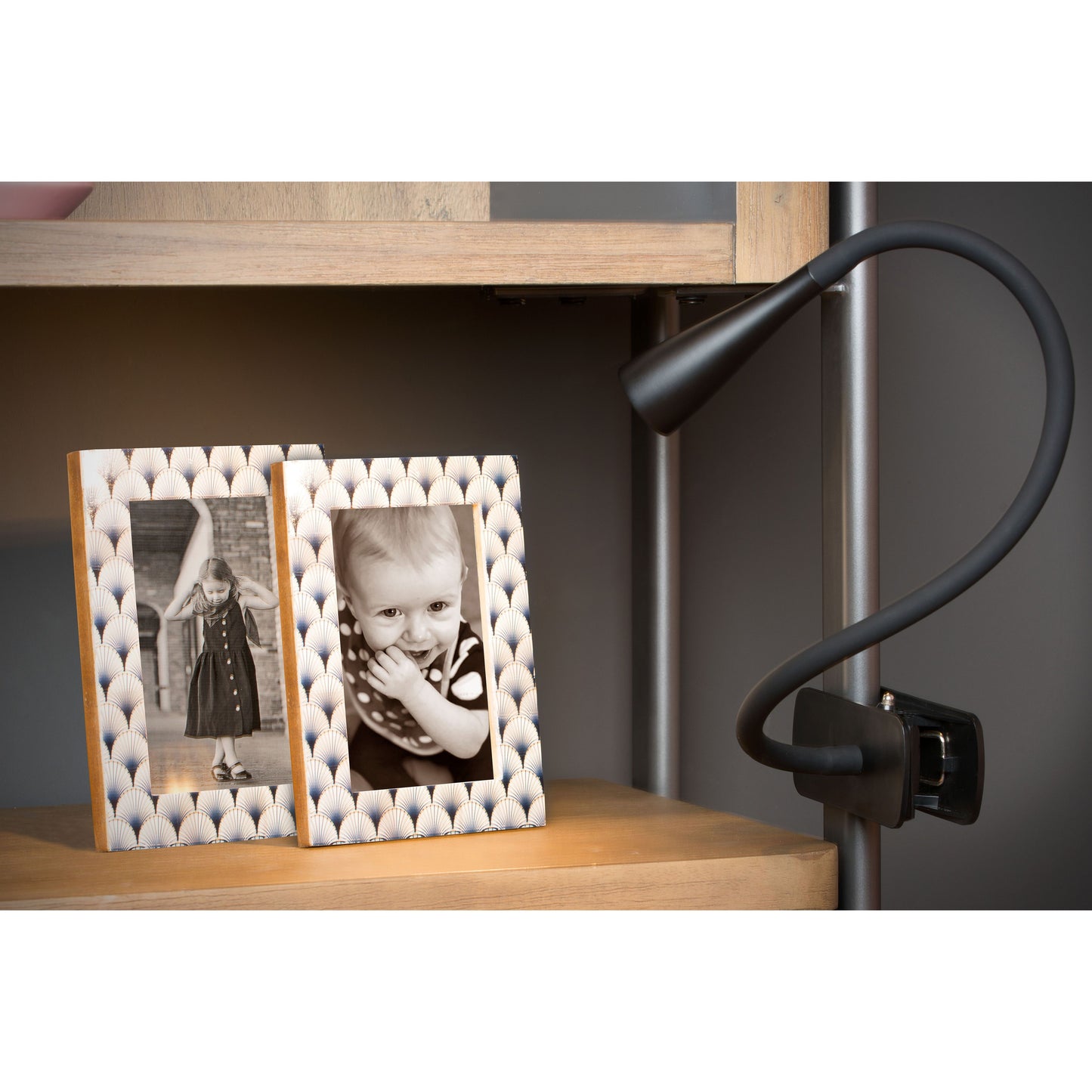 Lucide ZOZY - Clamp lamp - LED Dim. - 1x4W 3000K - 3 StepDim - Black