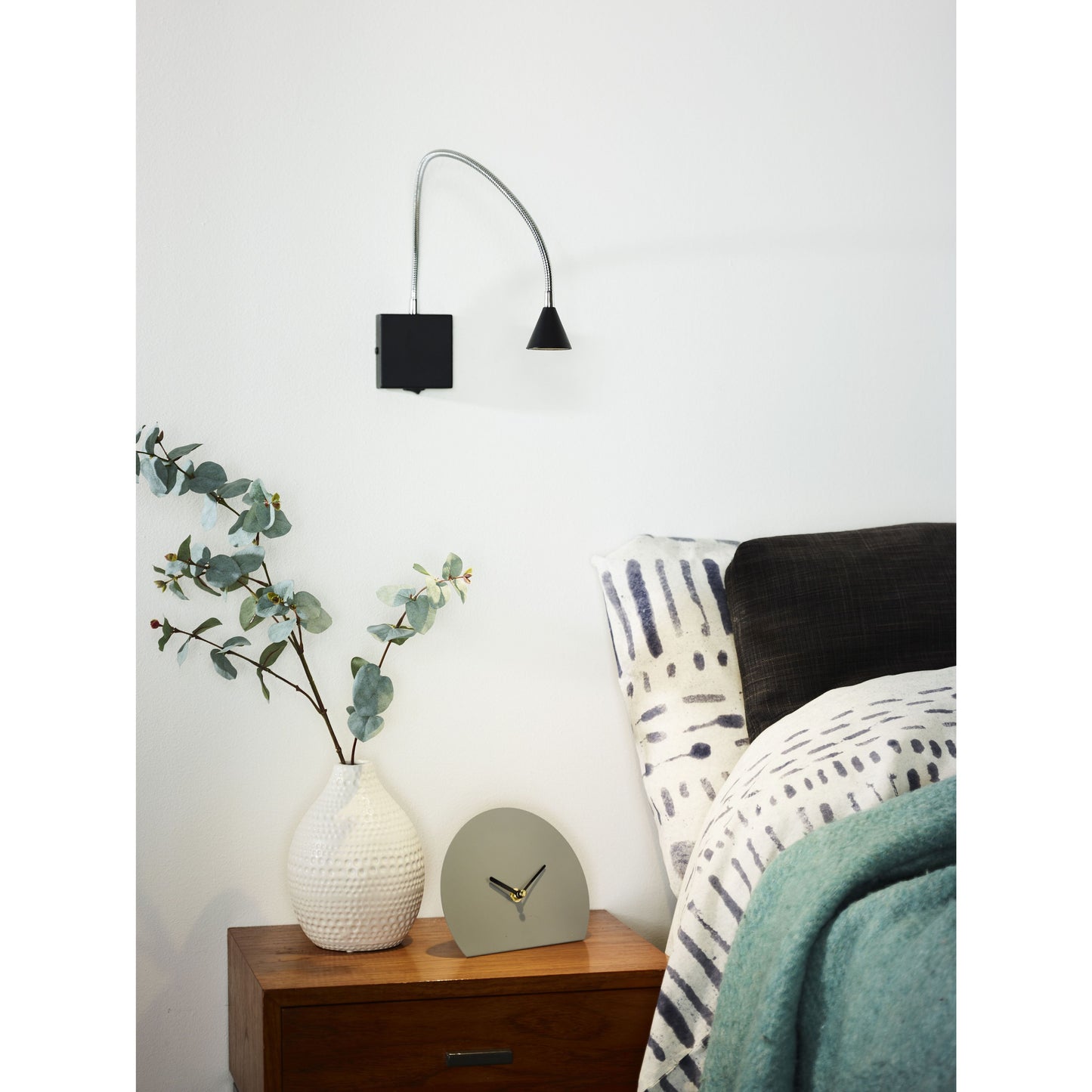 Lucide BUDDY - Bedside lamp / Wall light - LED - 1x4W 4000K - Black