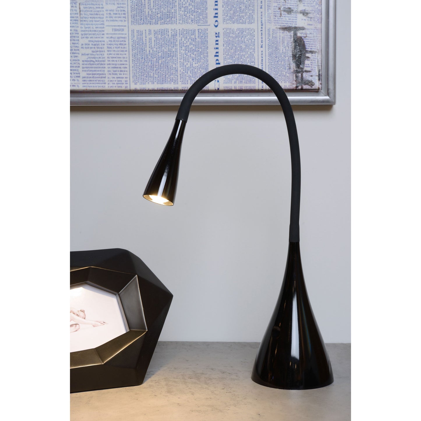Lucide ZOZY - Desk lamp - LED Dim. - 1x4W 3000K - Black