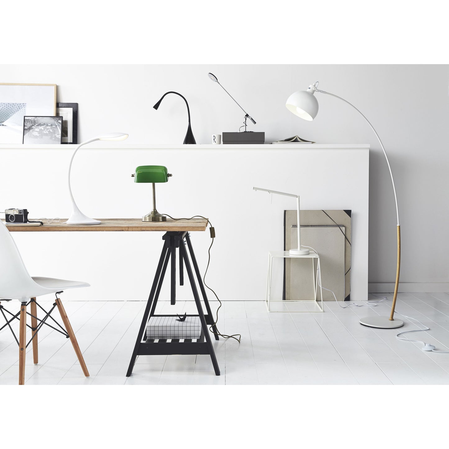 Lucide EMIL - Desk lamp - LED Dim. - 1x4,5W 3000K - White