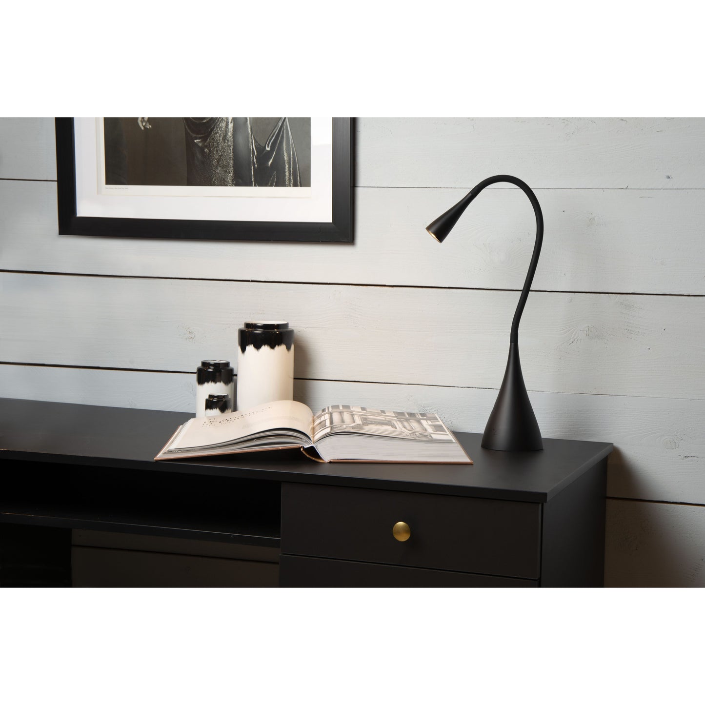Lucide ZOZY - Desk lamp - LED Dim. - 1x4W 3000K - 3 StepDim - Black