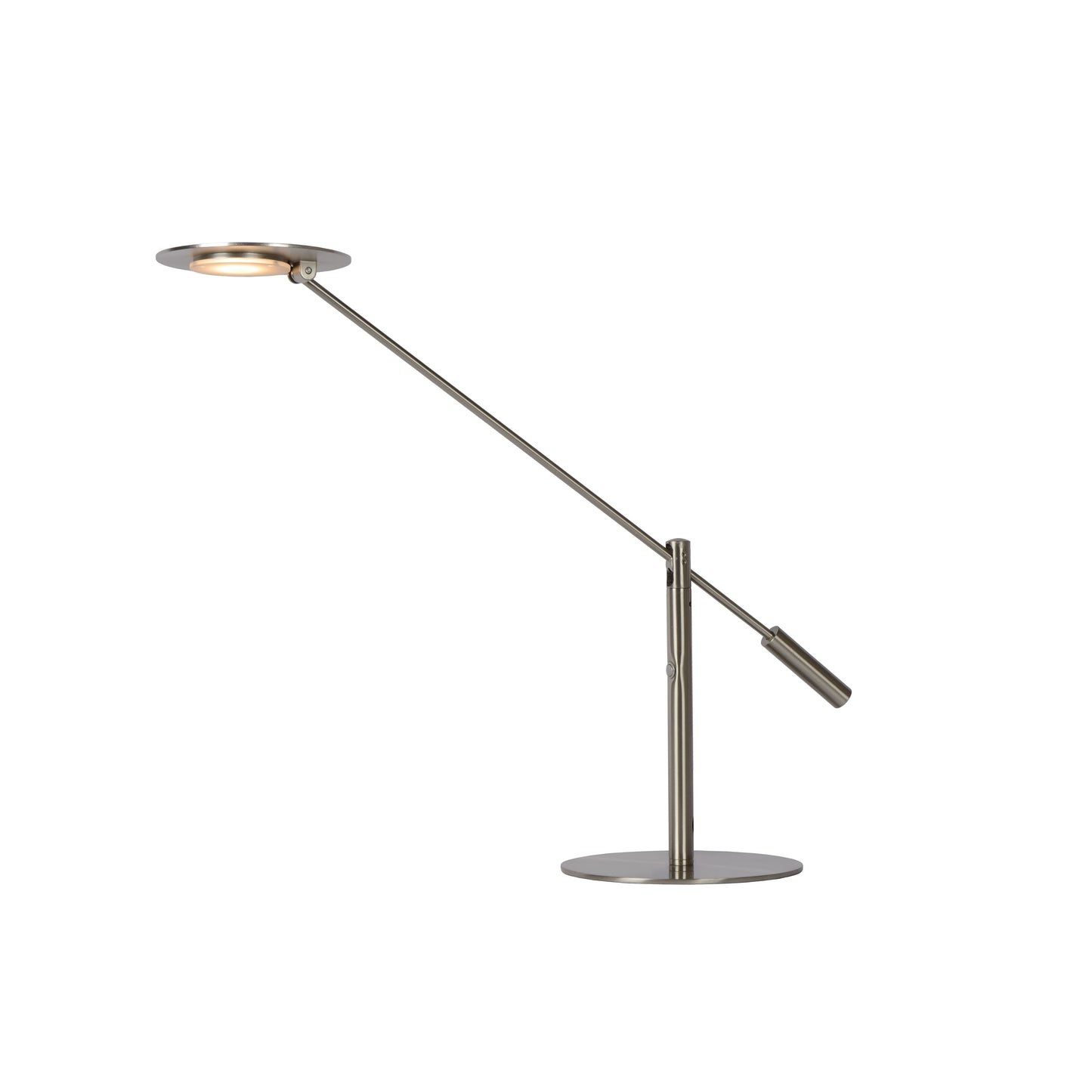 Lucide ANSELMO - Desk lamp - LED Dim. - 1x9W 3000K - Satin Chrome