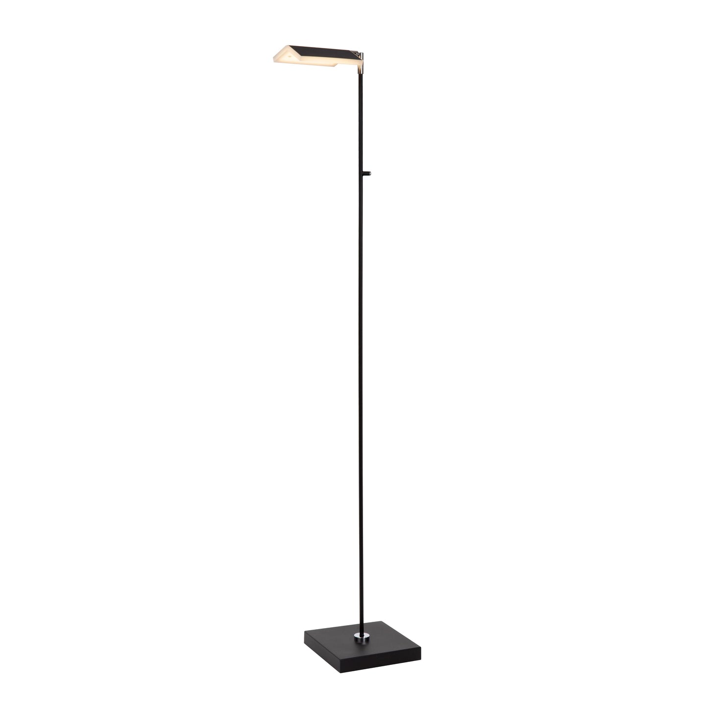 Lucide AARON - Floor reading lamp - LED Dim to warm - 1x12W 2700K/4000K - Black