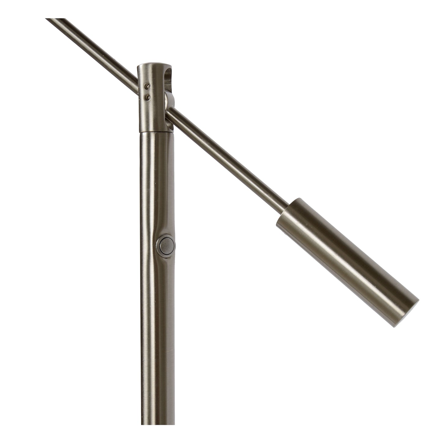 Lucide ANSELMO - Floor reading lamp - Ø 25 cm - LED Dim. - 1x9W 3000K - Satin Chrome