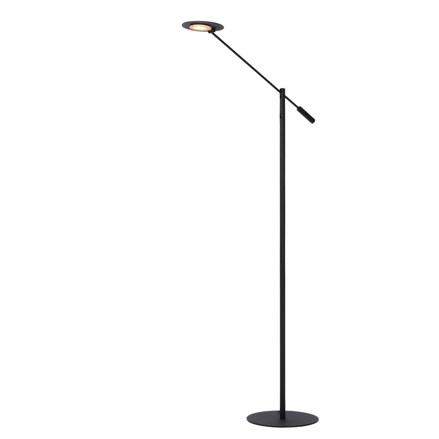 Lucide ANSELMO - Floor reading lamp - Ø 25 cm - LED Dim. - 1x9W 3000K - Black