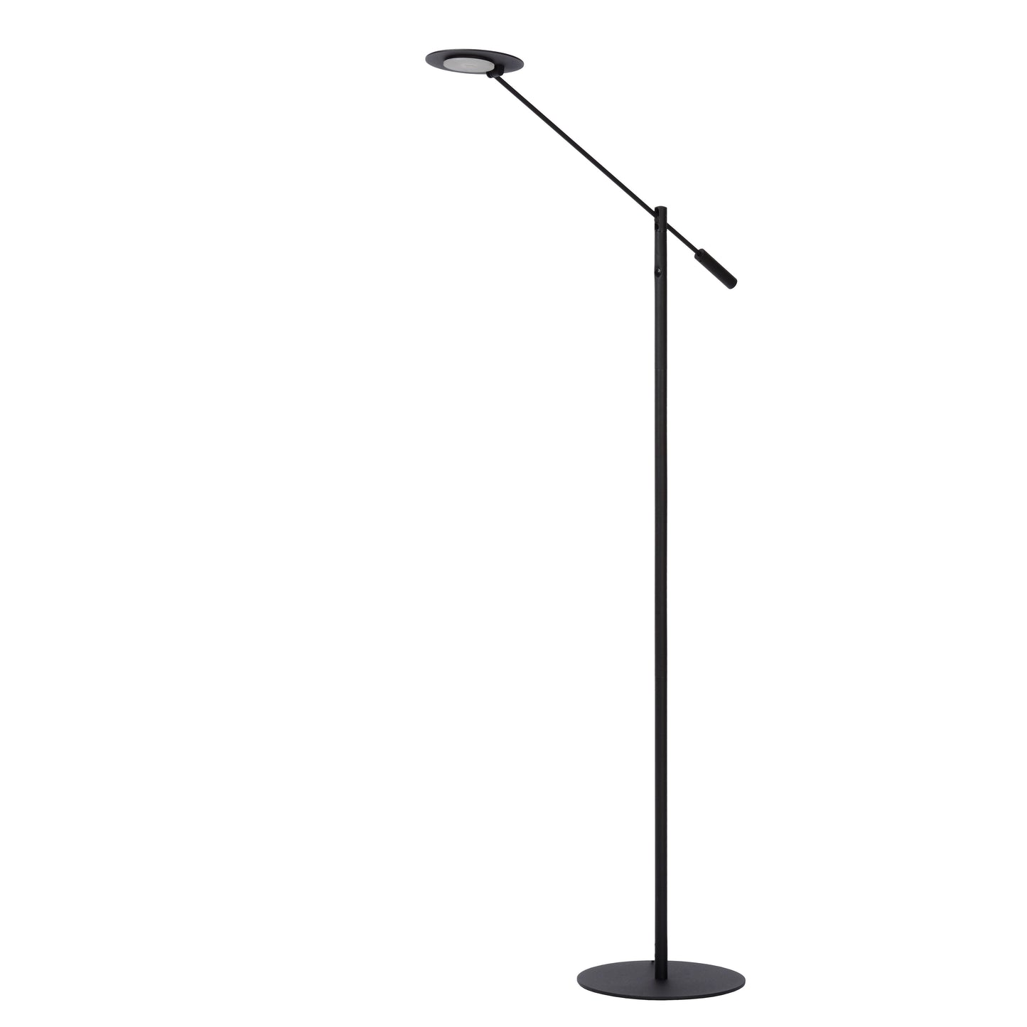 Lucide ANSELMO - Floor reading lamp - Ø 25 cm - LED Dim. - 1x9W 3000K - Black