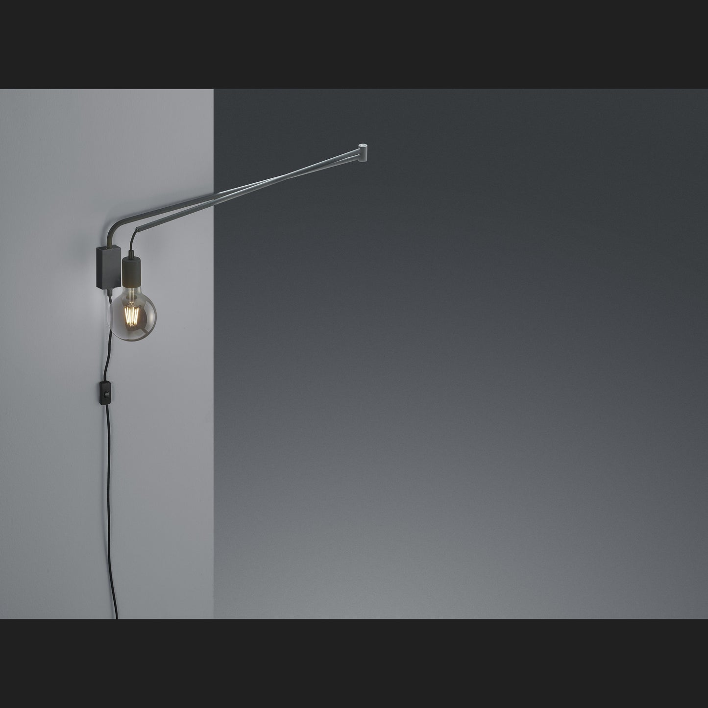 Line - Wall lamp - Black Matt - Trio
