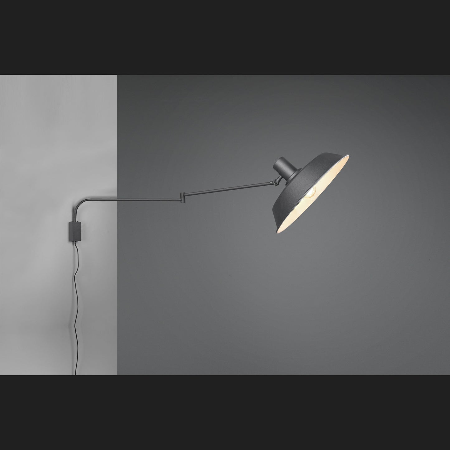 Bolder - Wall lamp - Black Matt - Trio