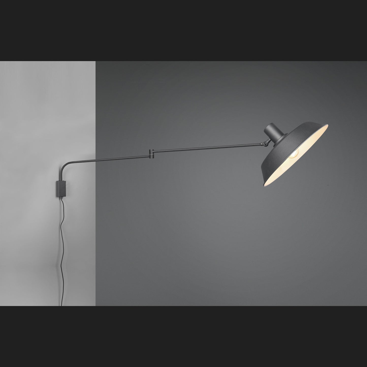 Bolder - Wall lamp - Black Matt - Trio