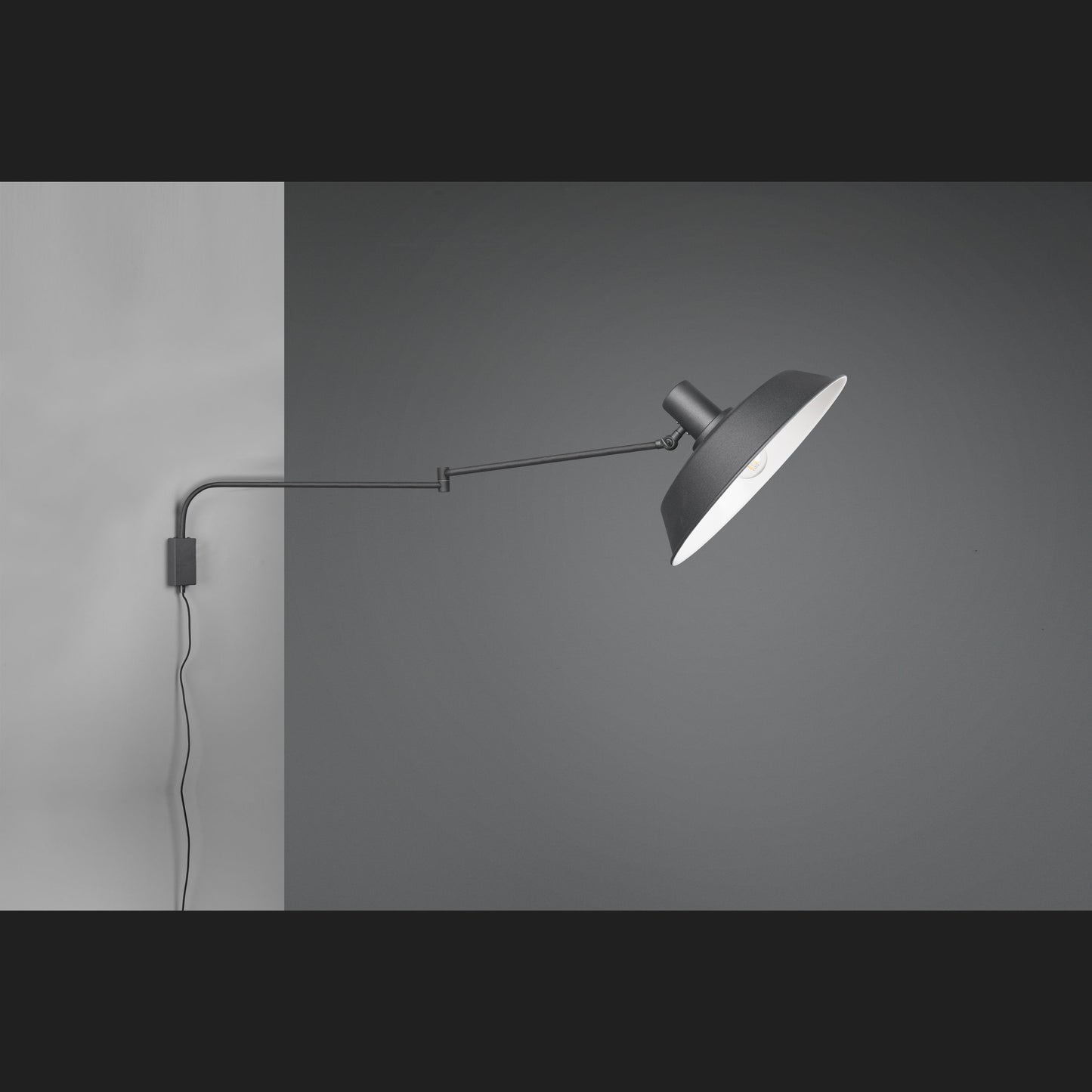 Bolder - Wall lamp - Black Matt - Trio
