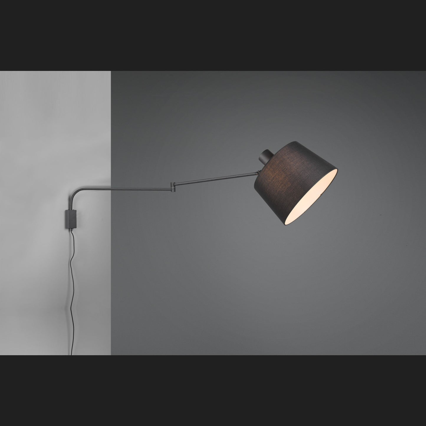 Baldo - Wall lamp - Black - Trio