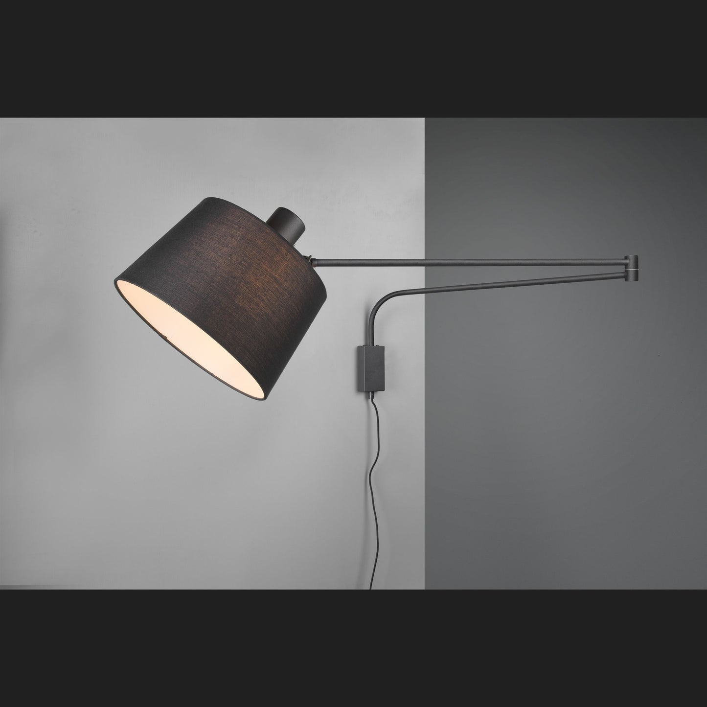 Baldo - Wall lamp - Black - Trio
