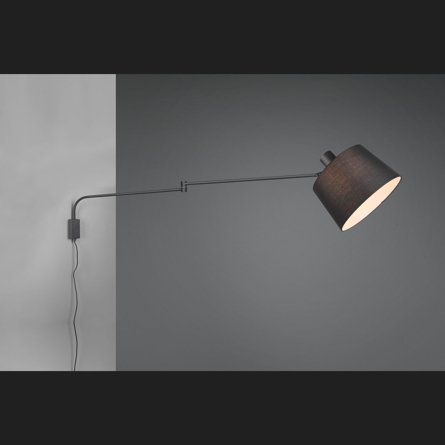 Baldo - Wall lamp - Black - Trio