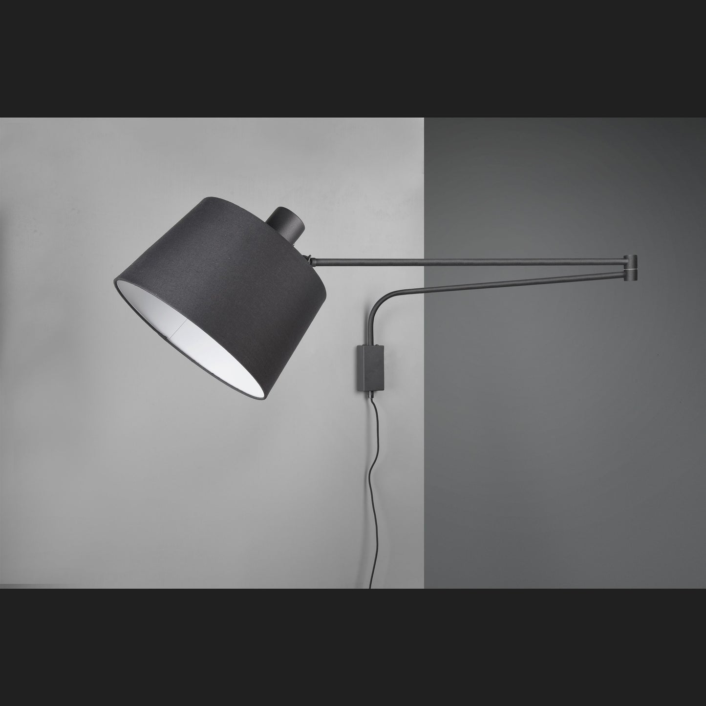 Baldo - Wall lamp - Black - Trio
