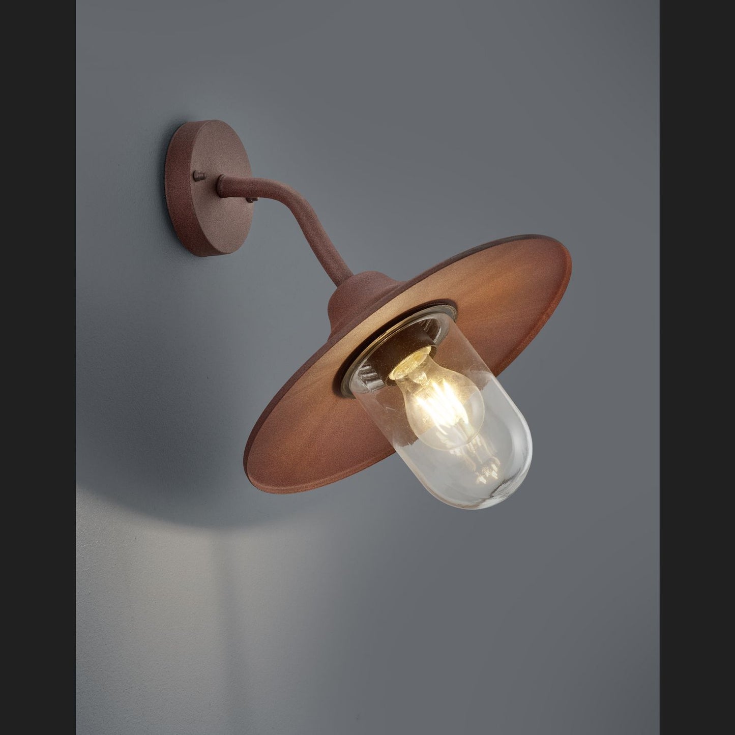 BRENTA Wall lamp - Rusty
