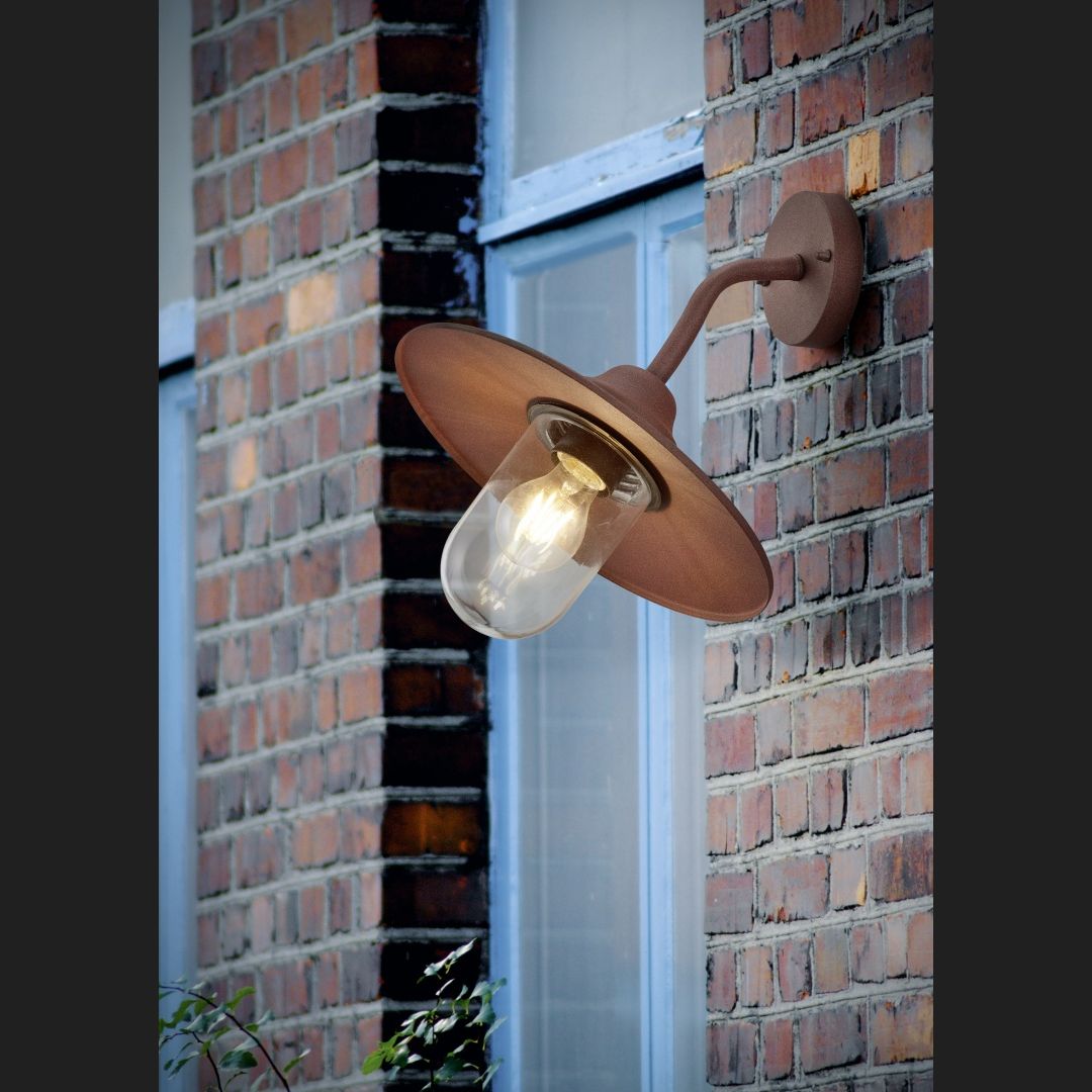 BRENTA Wall lamp - Rusty