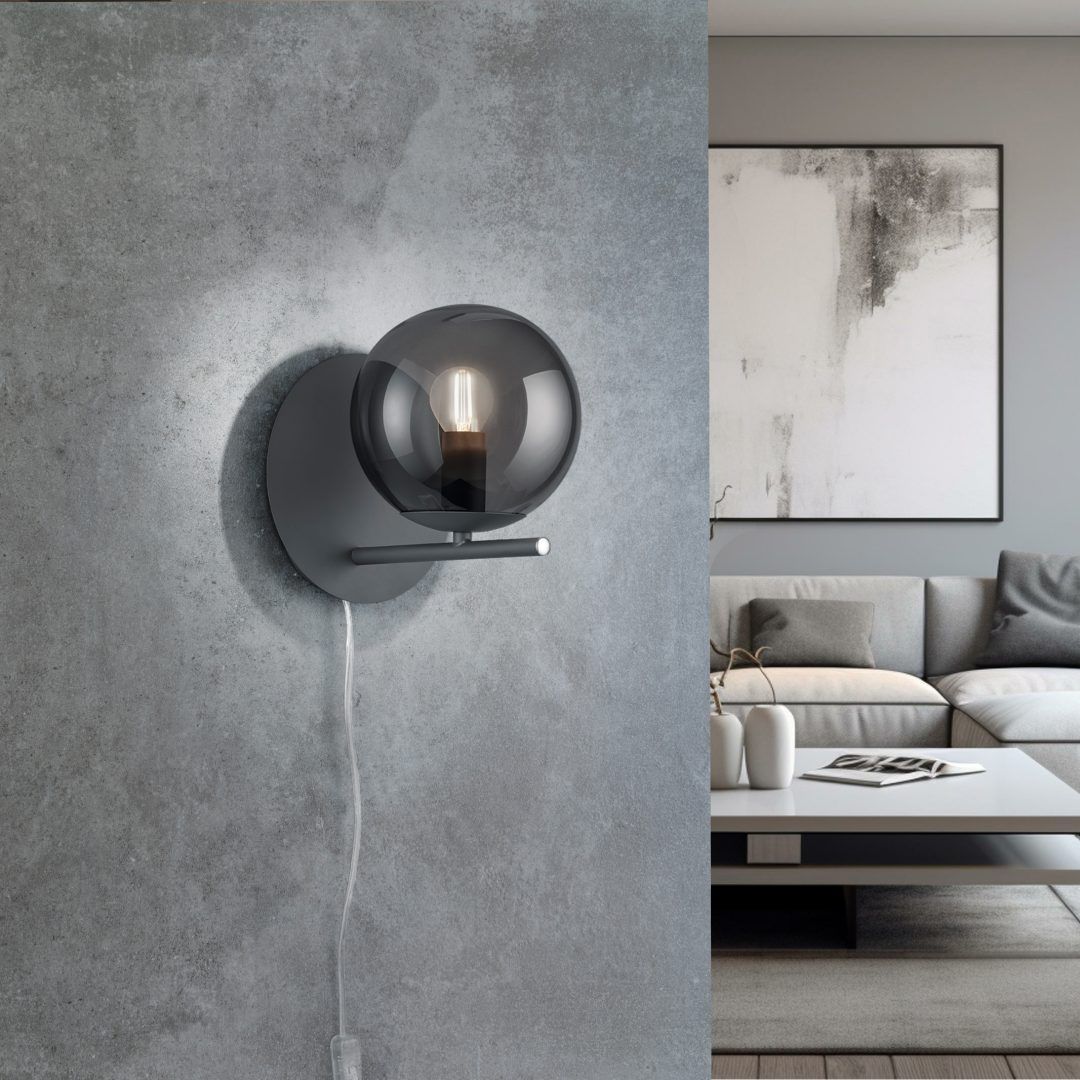 Pure - Wall lamp - Smoke - Trio