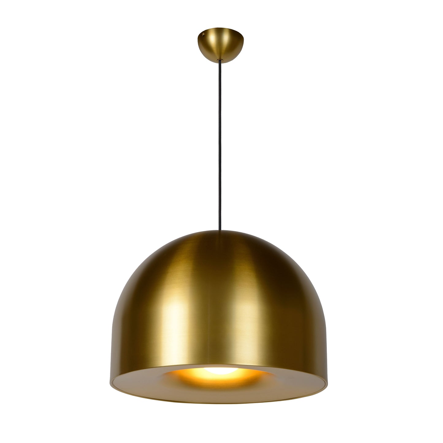 Lucide AKRON - Pendant light - Ø 50 cm - 1xE27 - Matt Gold / Brass