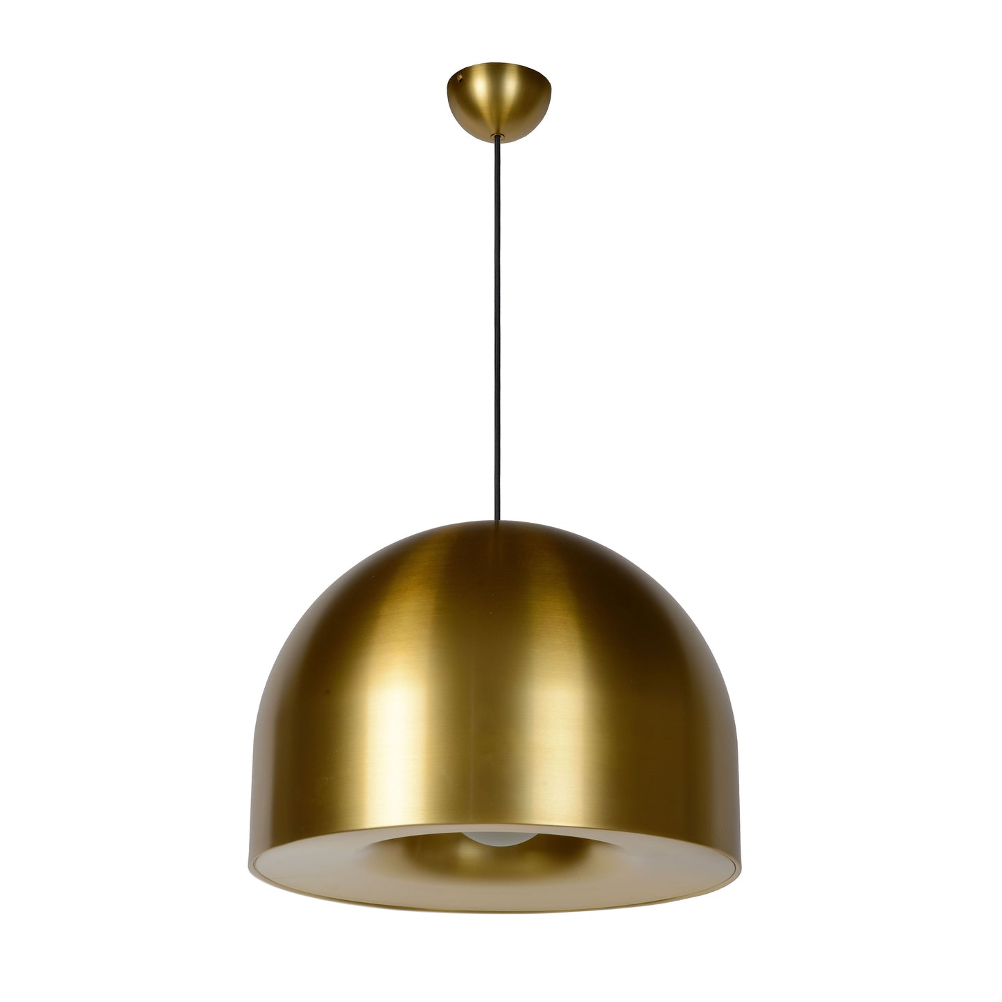 Lucide AKRON - Pendant light - Ø 50 cm - 1xE27 - Matt Gold / Brass