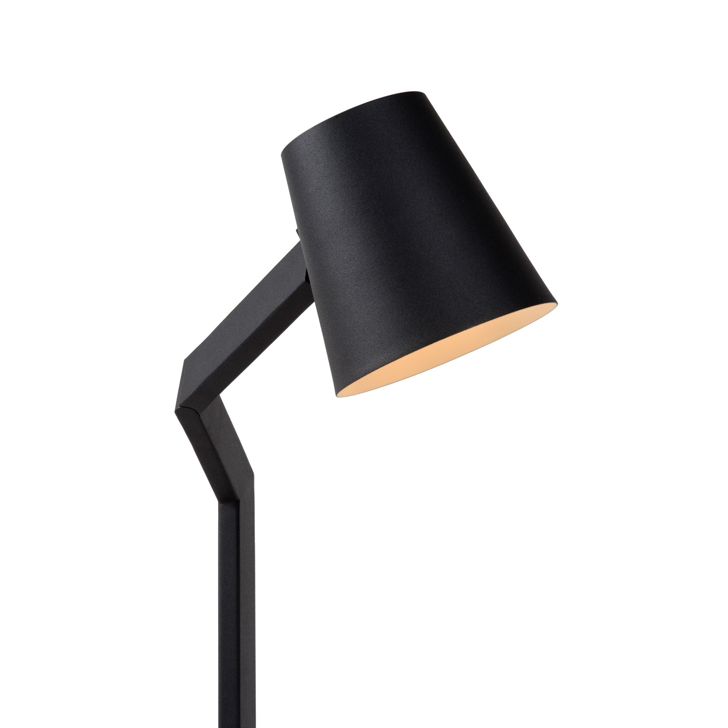 Lucide MIZUKO - Floor reading lamp - Ø 13 cm - 1xE14 - Black