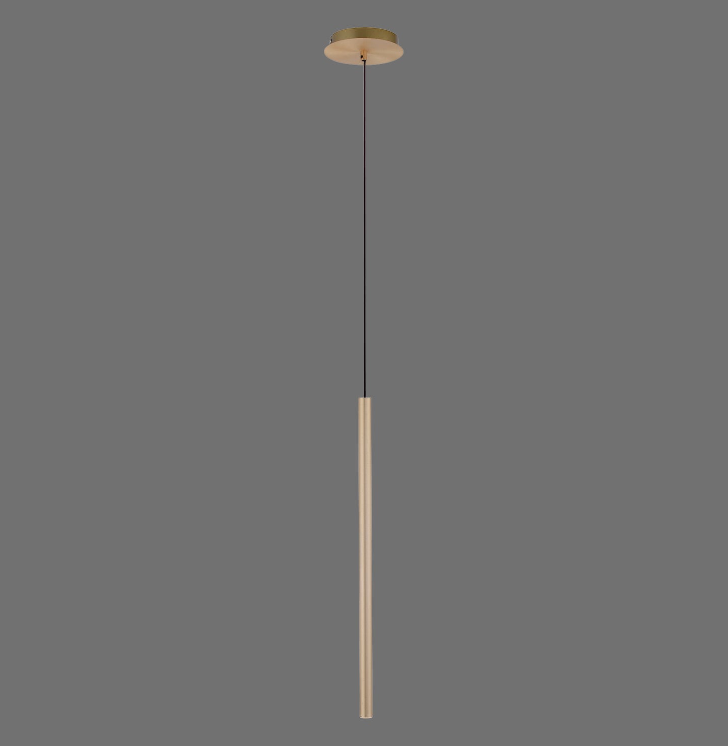 Flute - Pendant Light - Brass Matt - By Paul Neuhaus - (2111-60)